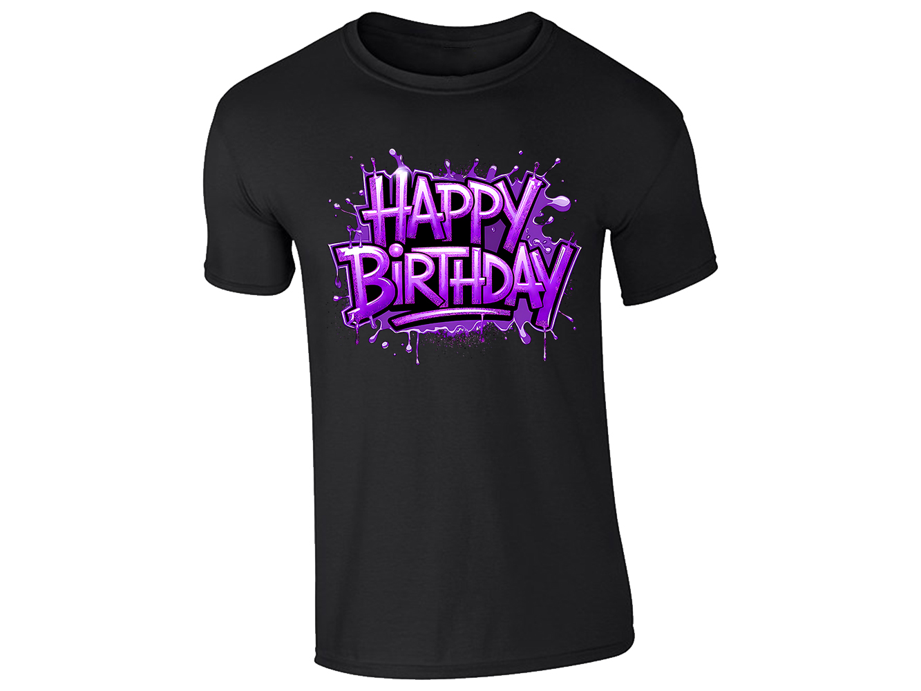 Happy Birthday T-Shirt Mens Party Celebration Enjoy Day Tee Fun Trendy Gift Wear