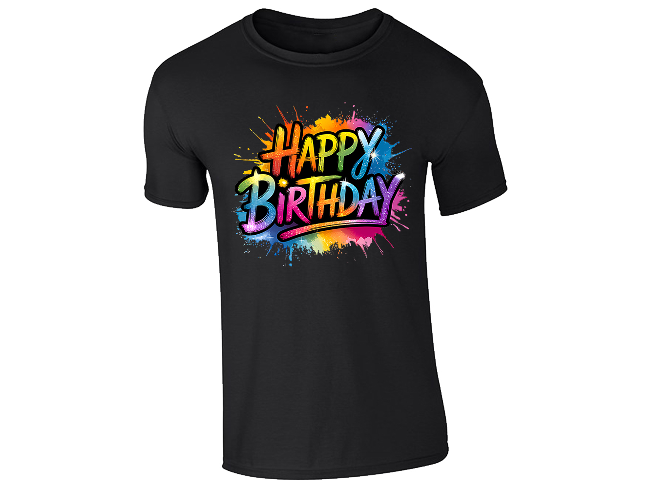 Happy Birthday T-Shirt Mens Party Celebration Cool Tee Fun Trendy Gift New Boys